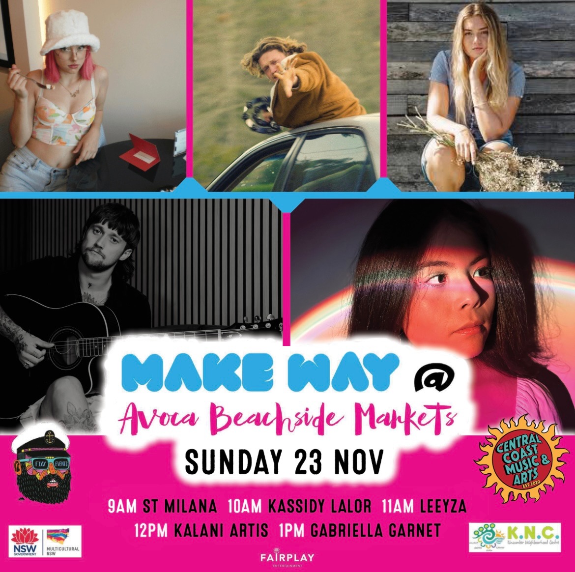 MAKE WAY @ Avoca Beachside Markets